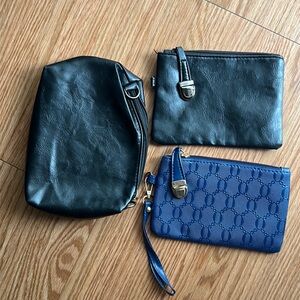 3 misc tolietry bags